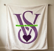 Victoria's Secret Flannel Throw Blanket VS Soft Sofa Blanket V240